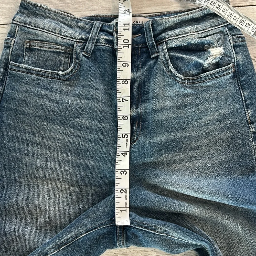 Flying Monkey relaxed straight crop jeans size 26 NWT